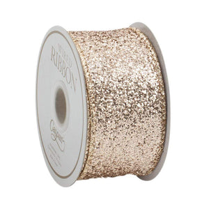 Champagne Glitter Ribbon