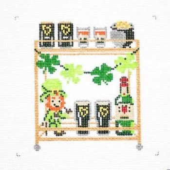 St. Patrick's Bar Cart