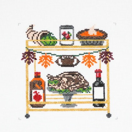 Thanksgiving Bar Cart